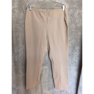 Nordstrom Trousers Womens 14 Khaki High Rise Work Pants Office Business Casual‎